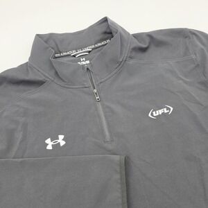 Under Armour Black Pullover 1/4 Zip Men's XL United Football League UFL 1385178